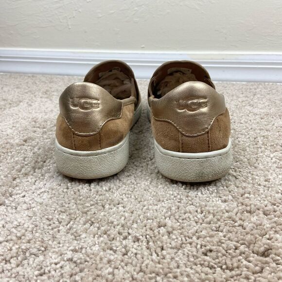 UGG Suede Leather Slip-On Sneaker - Chestnut Tan - Picture 5 of 6